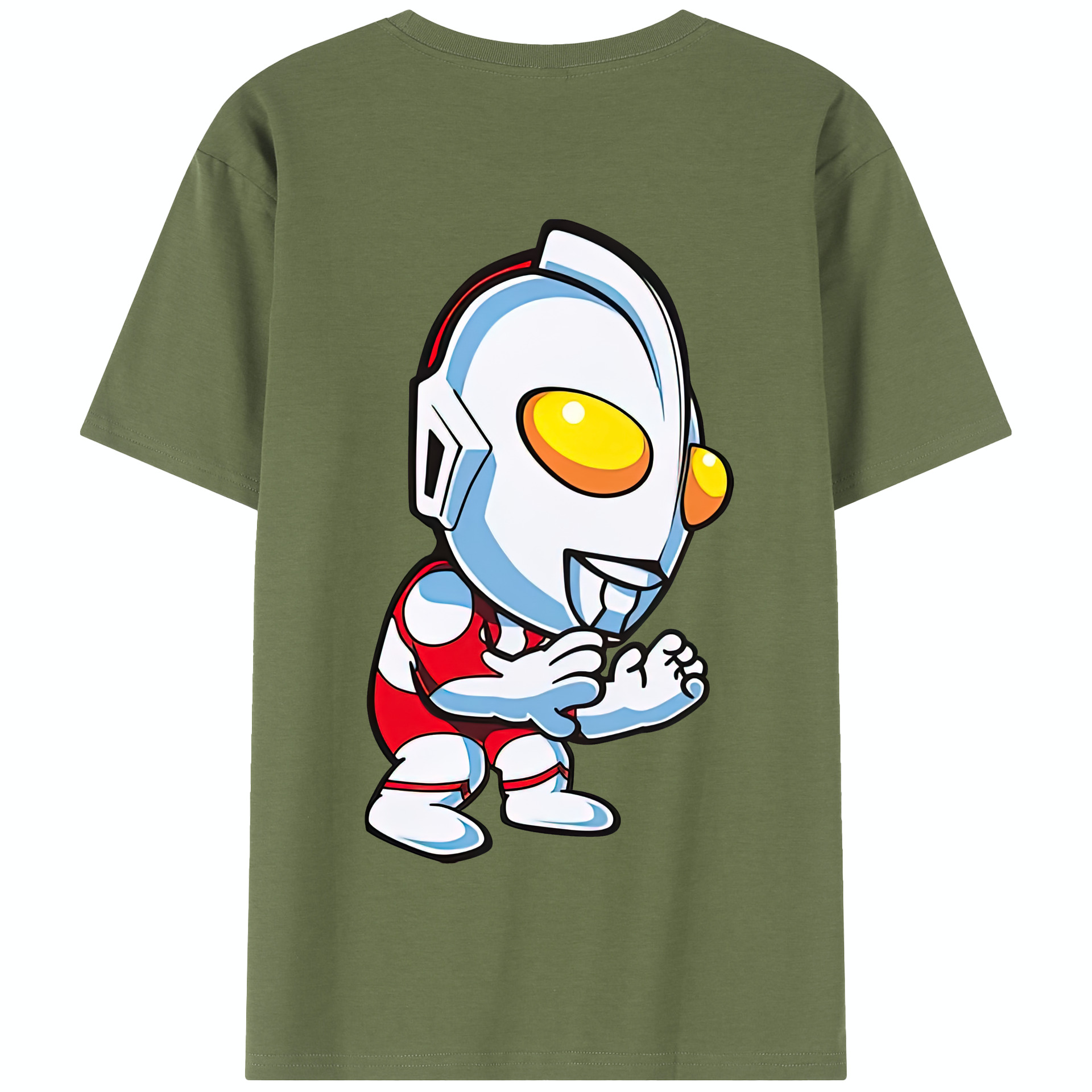 （画像用） ウルトラマン Ultraman 綿100％半袖Tシャツ（背面プリント）